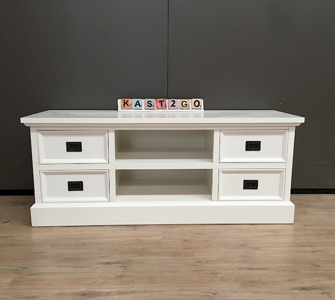 TV-meubel Finn Wit / Wit 135