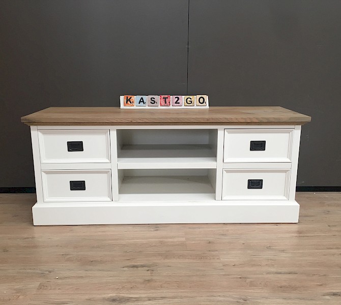 TV-meubel Finn Wit / Eiken 135